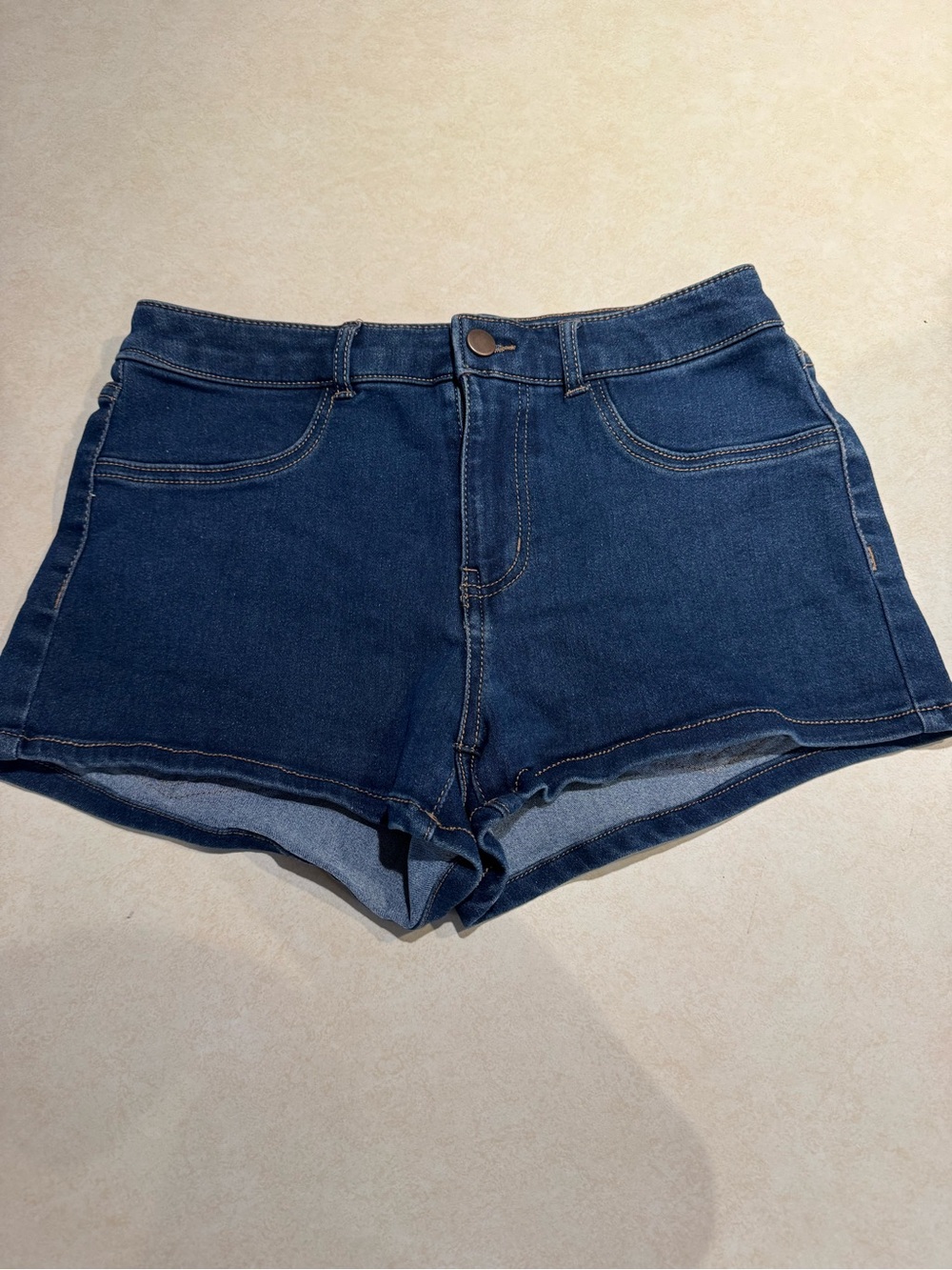 wild fable Dark Blue Denim High-Rise Jean Shorts
